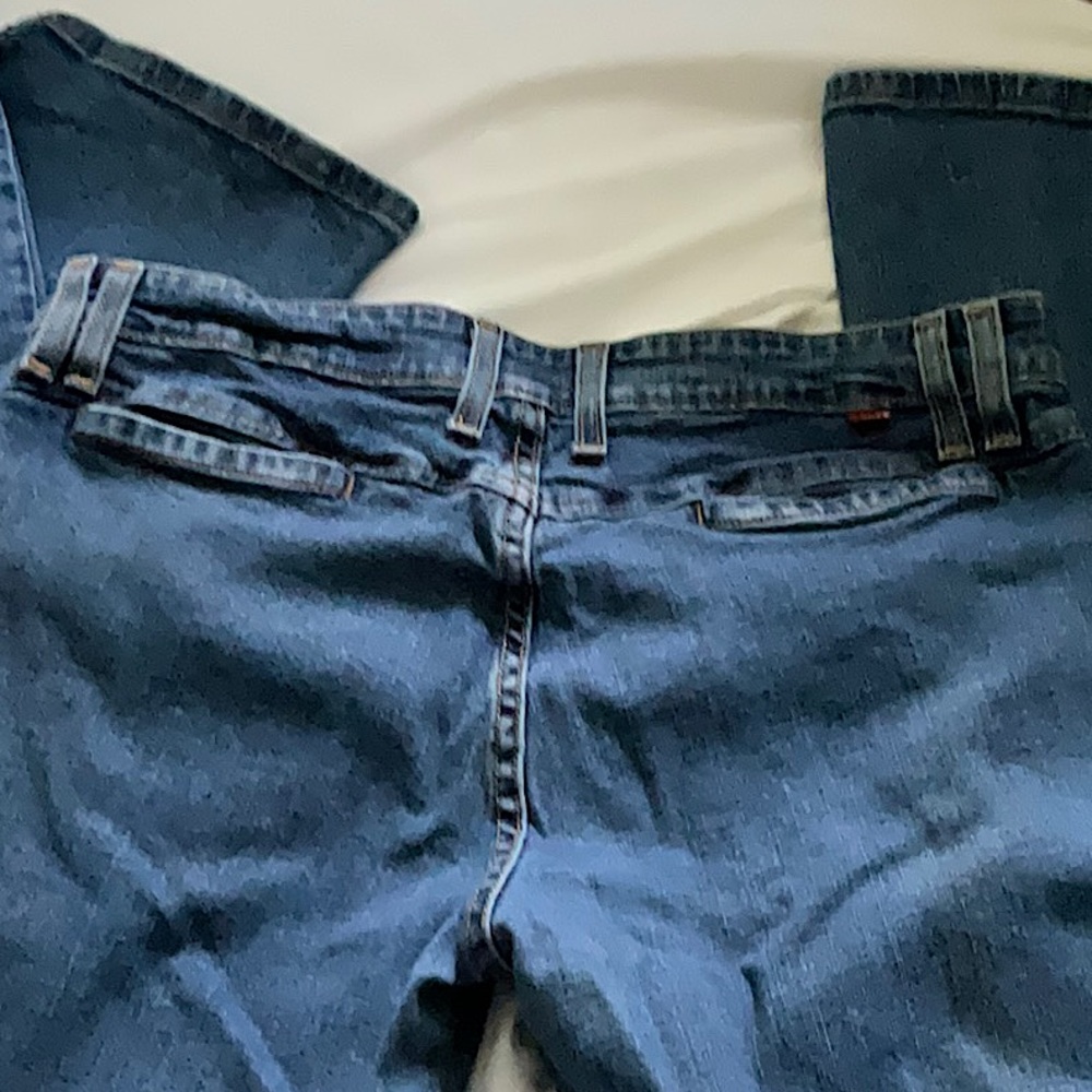 Super Low Levi’s Red Tag Blue Jeans Size Women Size 13M. - Picture 3 of 6